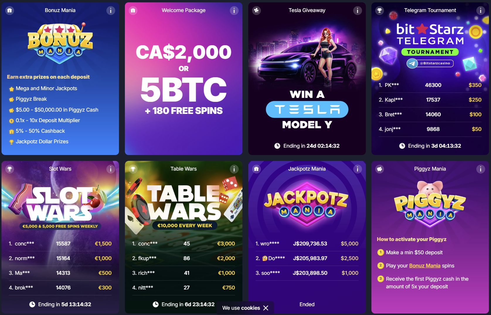 BitStarz casino bonuses and promotions